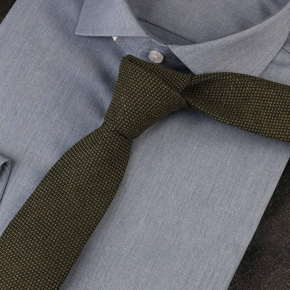 Classic Lattice Tie 6cm Width Necktie Fashion Shirt Accessories Men Women