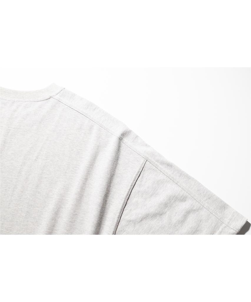 MASSNOUN [16 Count] Old London Pocket Real Oversized Short Sleeve T-Shirt Mshts003-Gy