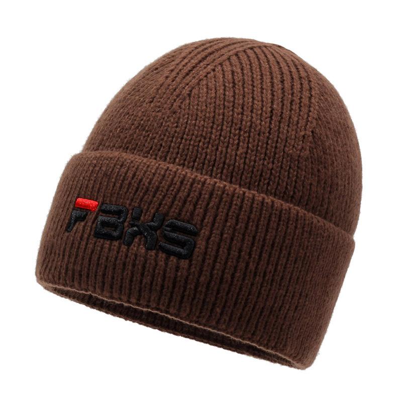 Couple Knitted Hat Versatile Fashion Three-Dimensional Embroidered Wool Hat Men'S And Women'S Outdoor Warm Ear Protector Cold Hat