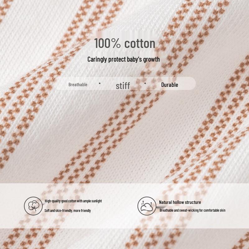 Textured Summer Striped Baby Bodysuit