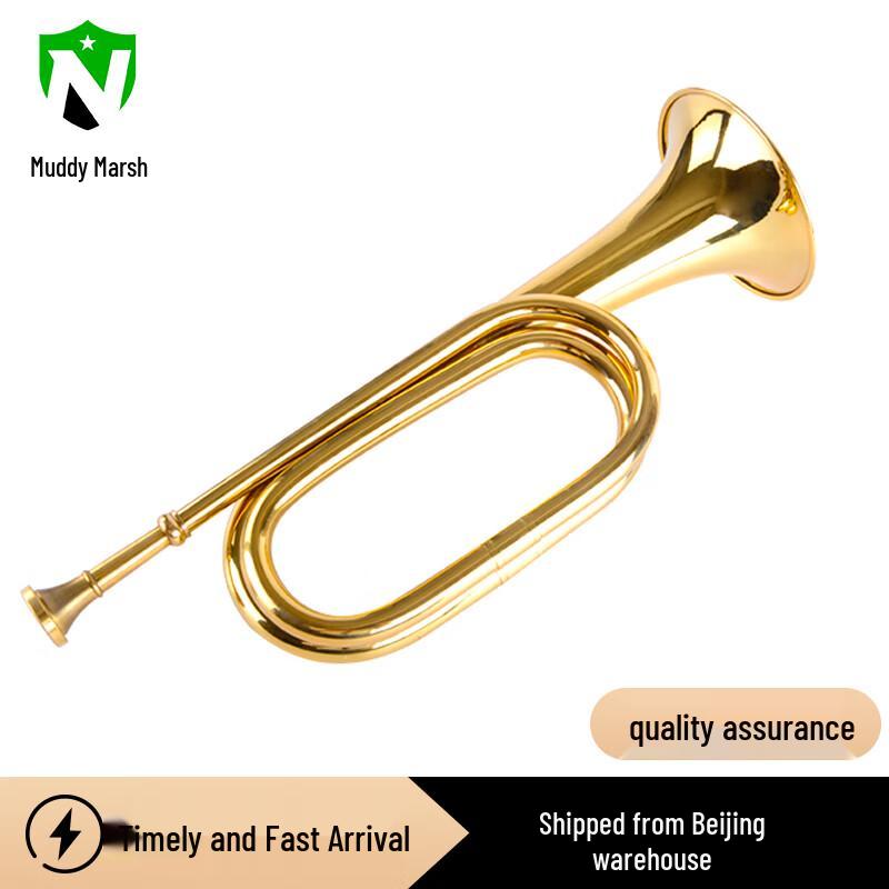 Brass Military Bugle