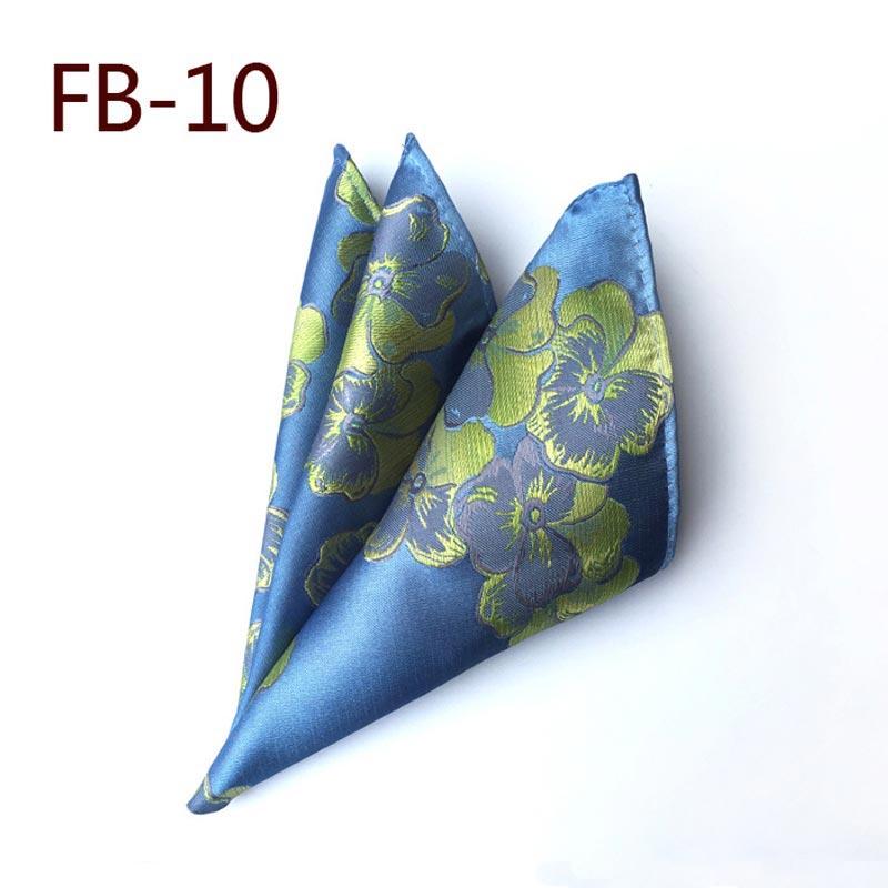 Luxury Men s Handkerchief Floral Flower Hankies Hanky Business Pocket Square Chest Towel 25*25CM