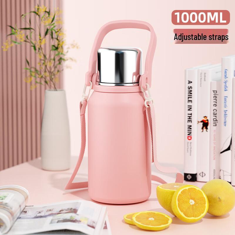 ZISIZ Large Capacity 316 Stainless Steel Insulated Bottle with Tea Filter