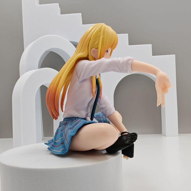 In Stock 11cm My Dress-Up Darling Marin Kitagawa Sitting Figure Pvc Model Desktop Decoration Fashion Toys Collectible Gift
