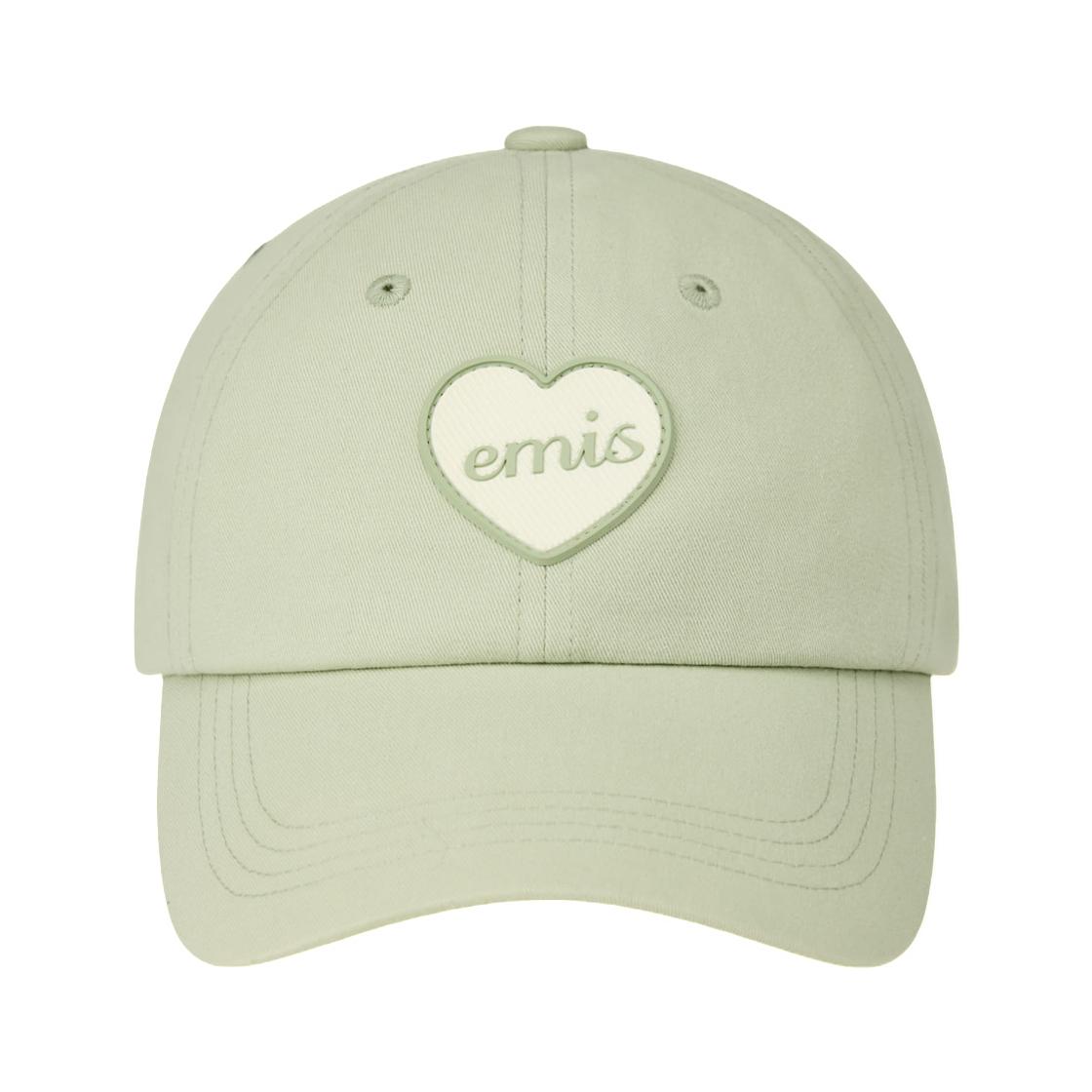 EMIS Heart Rubber Patch Ball Cap Mint ONE SIZE