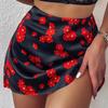 Women's Fashion Leopard \ Tie-Dye \ Solid Color Printed Sexy Pleated Half Skirt
