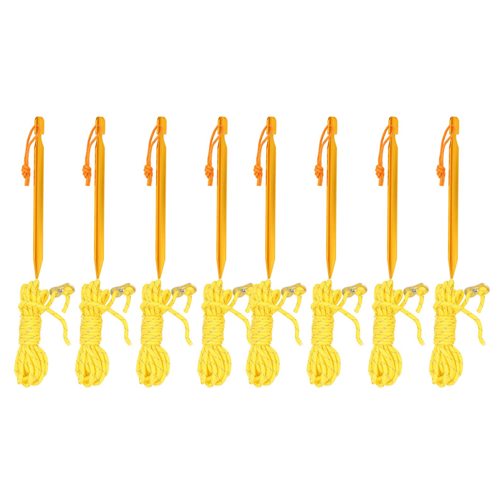 

Polypropylene Durable Awning Night Recognition Outdoor Fixed Reflective Wind Rope Ground Peg Tent Accessory