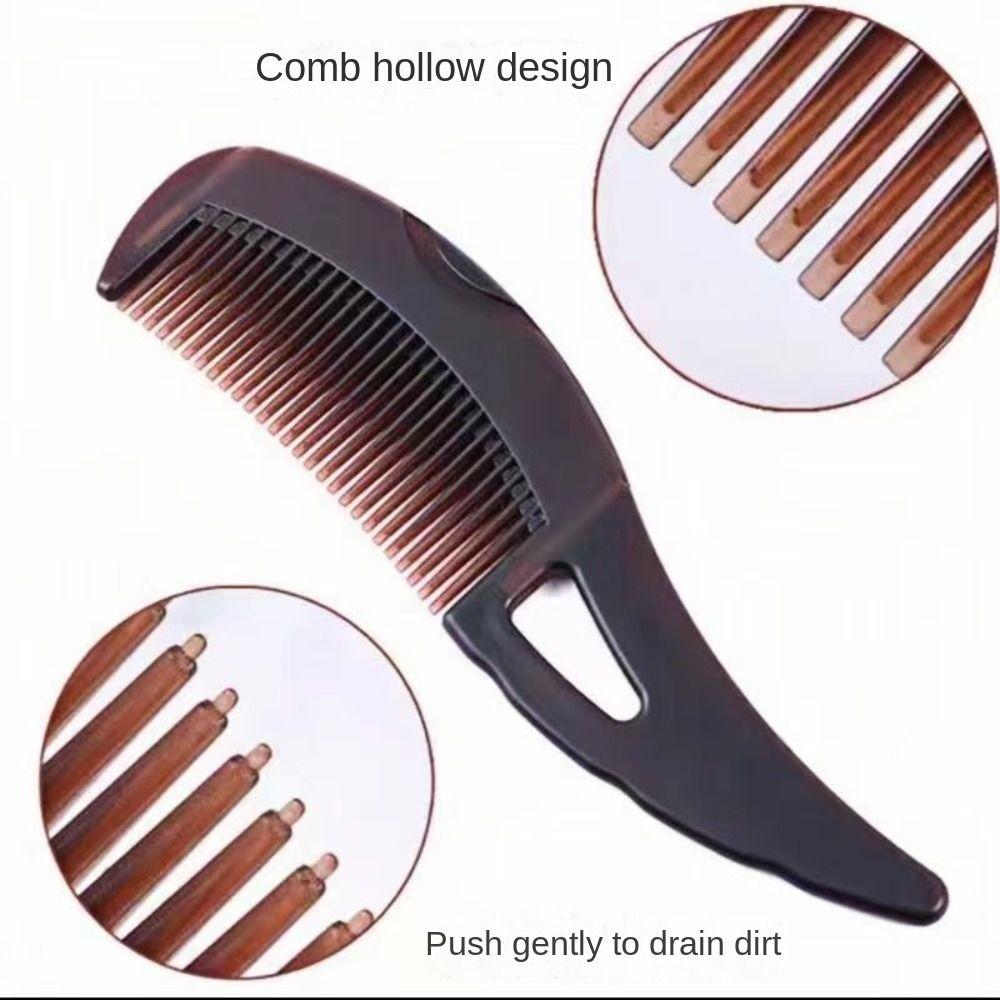 Anti-Static Parting Comb Hollow Hair Brush Durable Anti-Dandruff Massage Comb  Hair Health Care