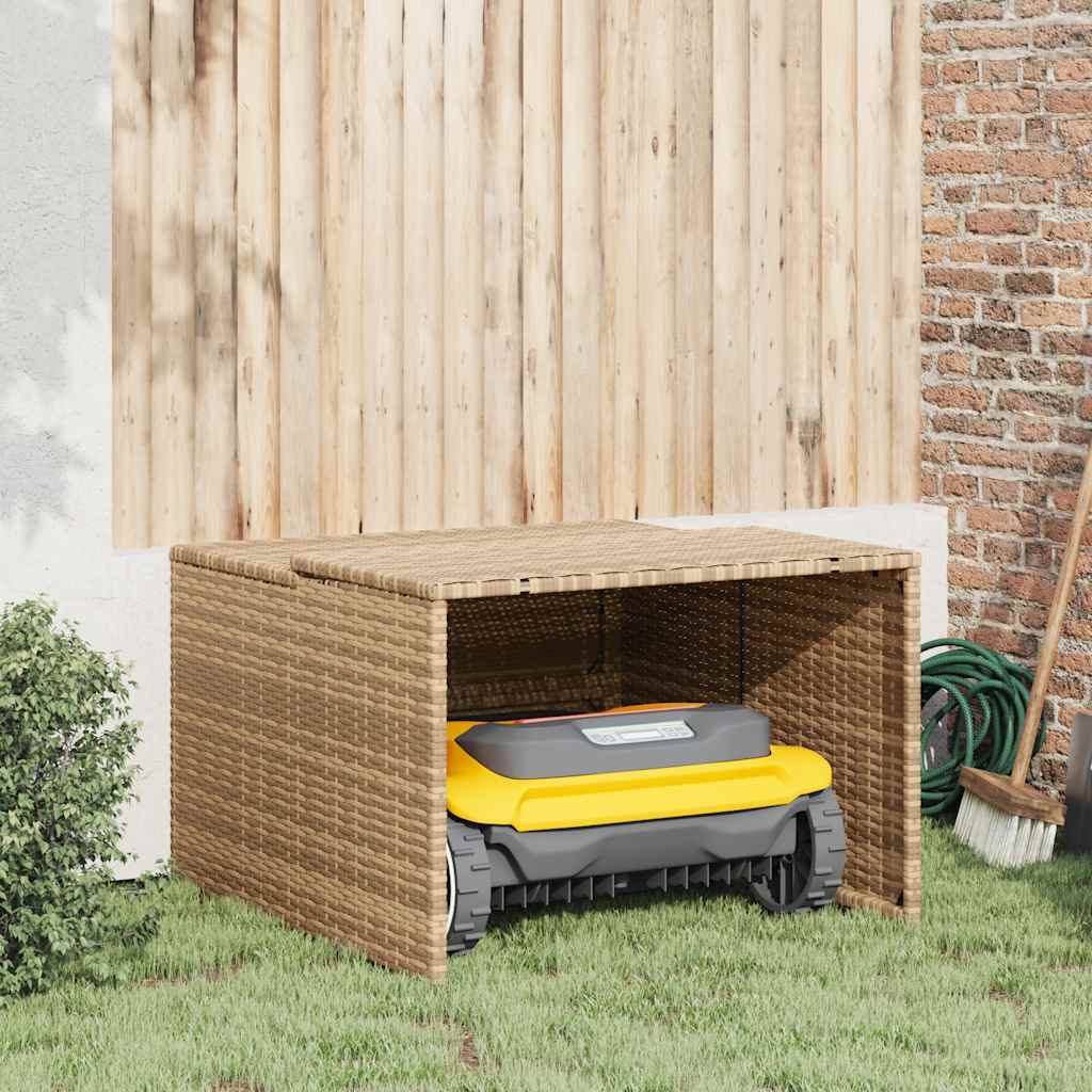 Vidaxl Robot Lawnmower Garage, Beige, 86X90X52/57 Cm