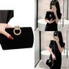 Elegant Evening Bag Velvet Handbag Shoulder Bags Wedding Purse for Party Prom