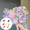Colorful Chenille Stem Twisted Rod Wool Root Fluffy Bar Iron Wire DIY Handcraft Twisting Bar Hair Clip Decorations