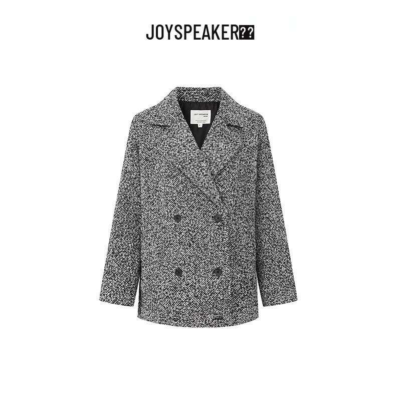 Women's Winter Tweed Short Blazer