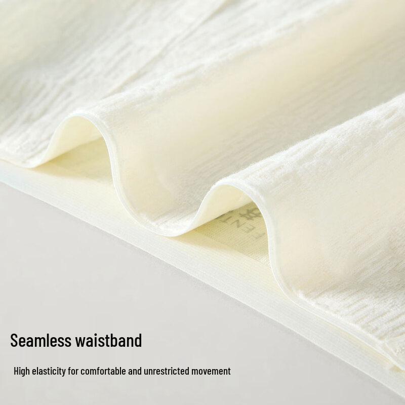 FENTENGCARE Women's 7A Antibacterial 100% Cotton High-Waist Seamless Underwear