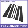 Door Pillar Window Trim Sticker SIX  for Ford Expedition 97-16 Black