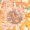 Yuxian Purring Cat Stickers: Cute & Versatile for Journals, Water Bottles, Phones, and DIY Collages