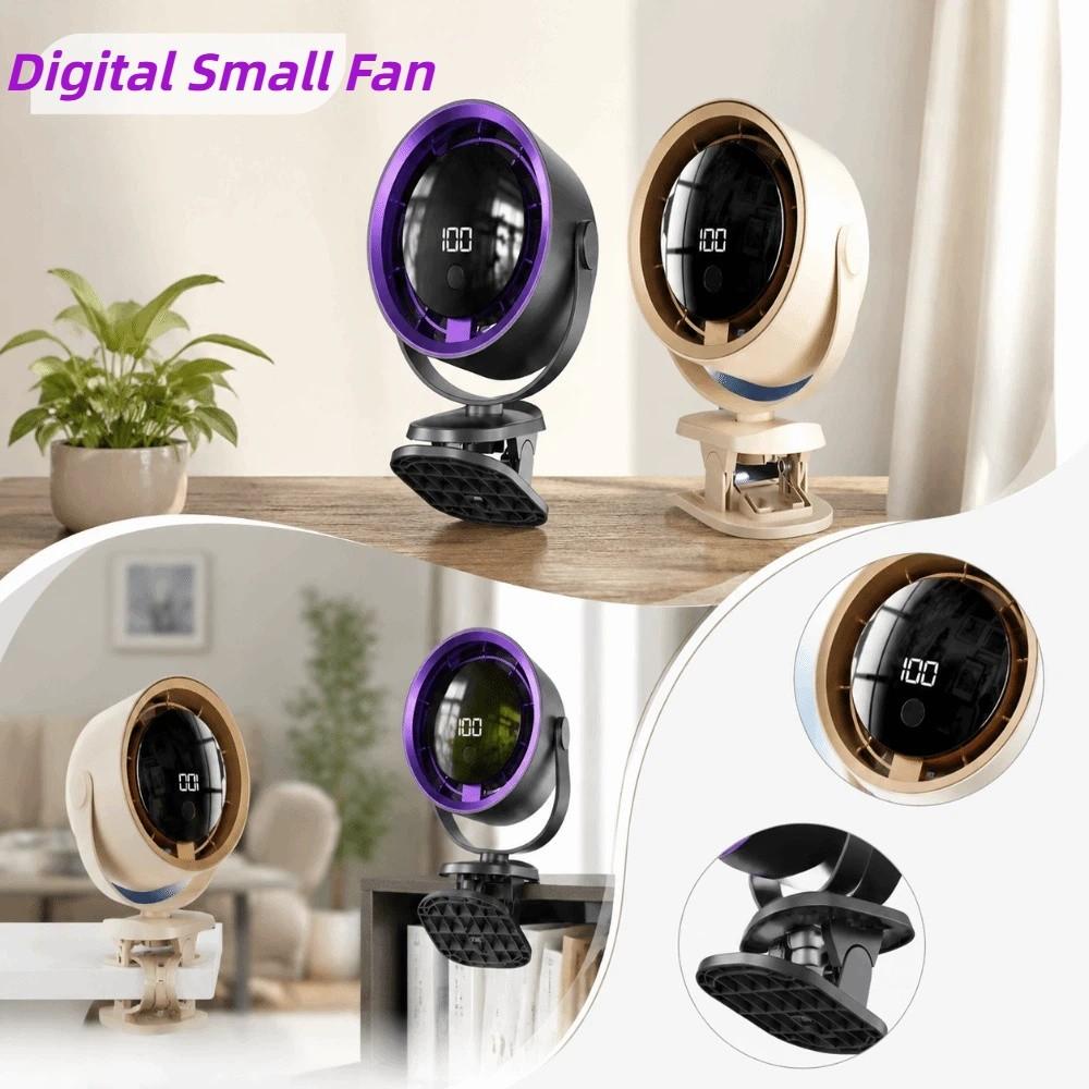 Brushless Motor Mini Fan Long Lasting Battery USB Fan Lightweight Portable Fan  Outdoor Use
