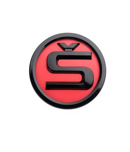 8/9/10cm Emblem Car Front Hood Badge Rear Trunk Sticker for Skoda Octavia Rapid Fabia S Logo A7 Superb KAMIQ Accessories