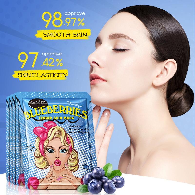 Sadoer Blueberry Rejuvenating Goddess Mask Hydrating Facial Mask