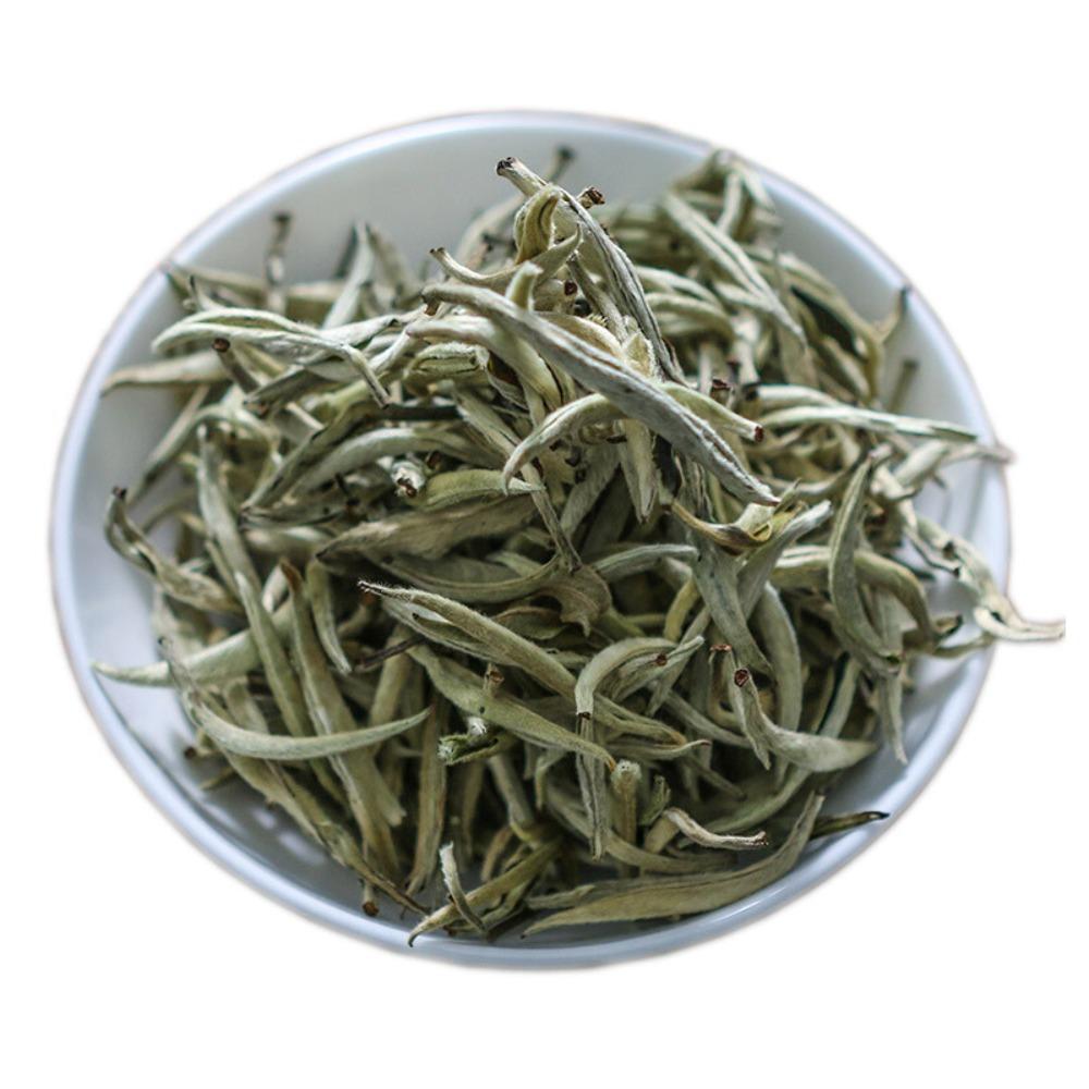 Pure White Silver Needle Tea Organic Loose Leaf Premium Baihao Yinzhen 250g Natural