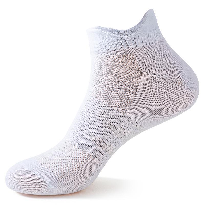 Men's Ultra-thin Breathable Low-Cut Sports Ankle Socks for Running & Fitness - Trendy Compression Boat Socks