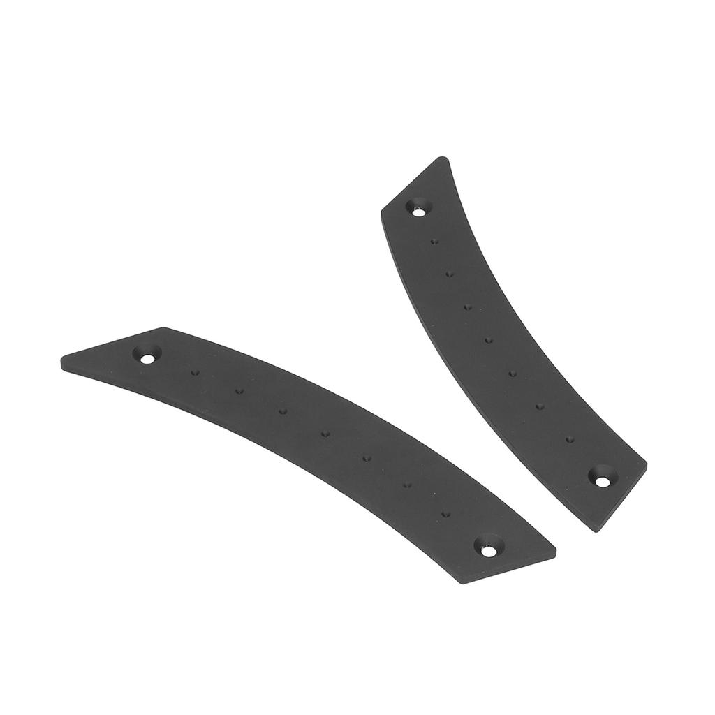 1 Pair Interior Door Pull Handle Aluminum Alloy Inner Door Handle Replacement Car Accessory