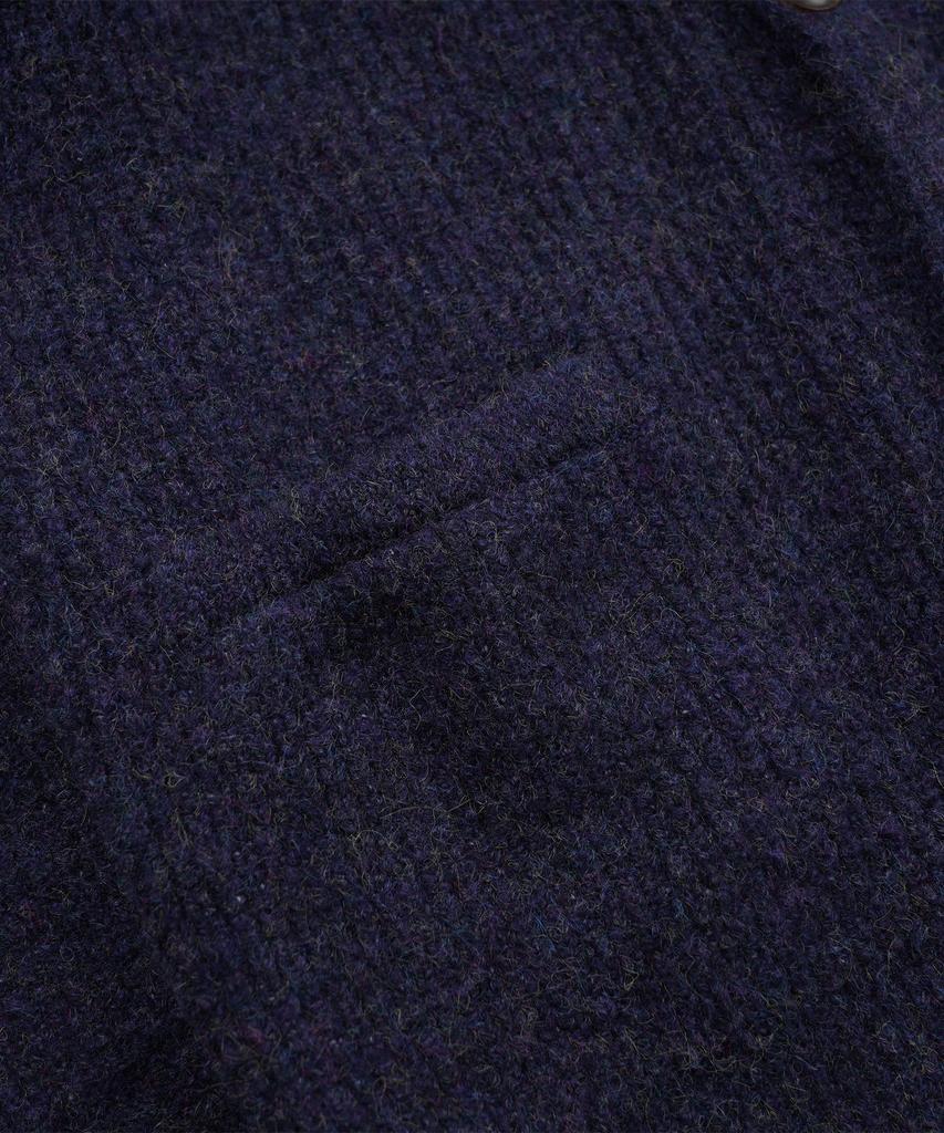 Frizmworks Brushed Wool Round Cardigan _ Purple