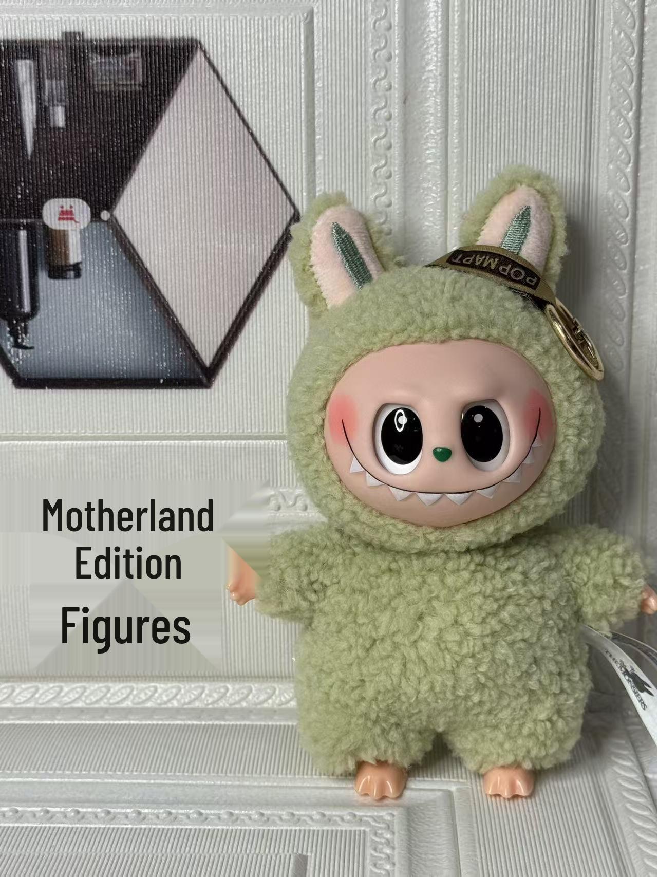 

В наличии: Pop Mart Labubu Виниловая Голова Макарон Плюшевая Кукла Фигурка. 20cm