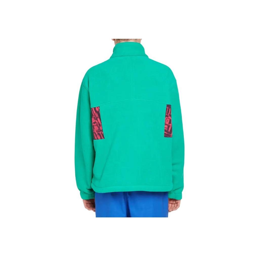 Nike Chaqueta Deportiva Retro con Cremallera de Cuello Alto con Estampado del Logotipo de la Serie ACG de Manga Larga y Corte Slim para Hombre Chaqueta Verde BQ3446-319