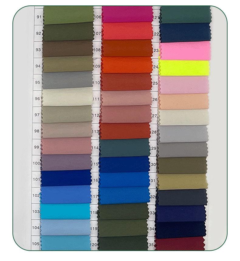 Matte Taslon Water-Repellent Jacket Fabric with AC Transparent Coating for Sportswear and Luggage