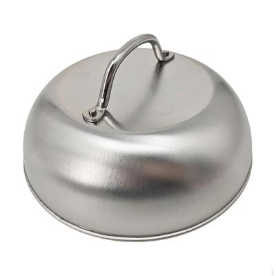 Basting Cover Cheese Melting Dome 9" Multipurpose Grill Lid Steaming for Household Flat Top