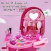 3-in-1 Kids Dressing Table Makeup Station with Suitcase Toy for Girls