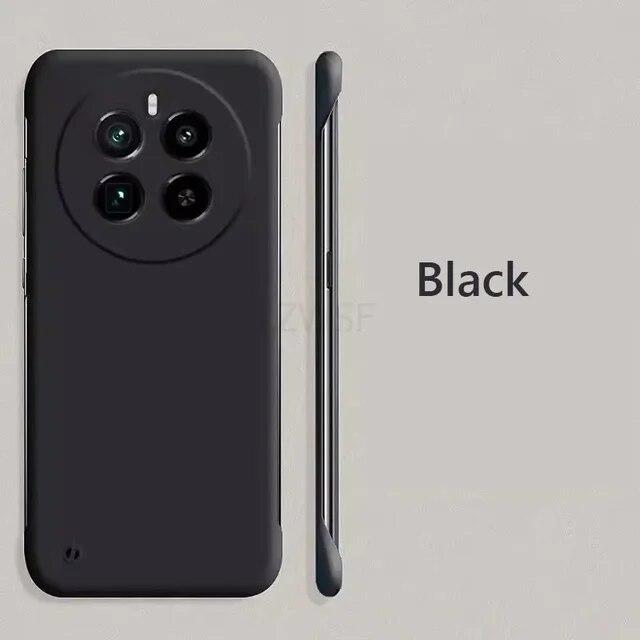 Berėmės plonos odos matinės odos kietas kompiuterio galinis dangtelis, skirtas „Realme 12 Pro Plus“, „Realme12 Pro+ Plus 5G“, saldainių spalvos, be rėmelio, smūgiams atsparus buferio apvalkalas.