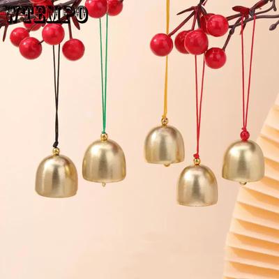 Retro Metal Polished Bells Wind Chimes Christmas Trees Christmas Wreaths Making Supplies DIY Decor Bells with No Sound