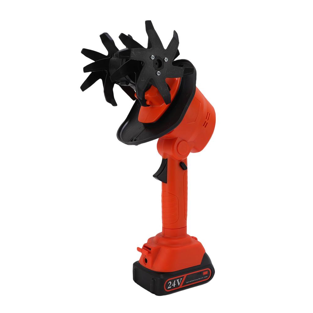 Cordless Tiller Cultivator Battery Powered Garden Cultivator Mini Tiller for Weeding Battery Charger