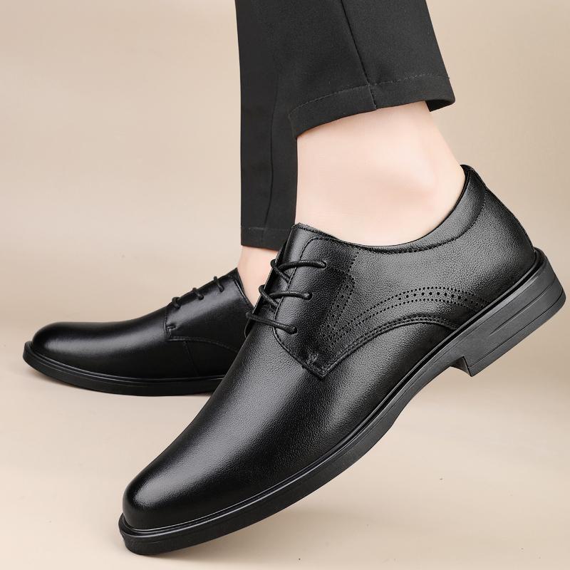 Fashion 2025 New Male Oxford Shoes Leisure Walk Formal Dress Footwear Outdoor Business Shoes Sneakers Genuine Leather Men Casual Shoes