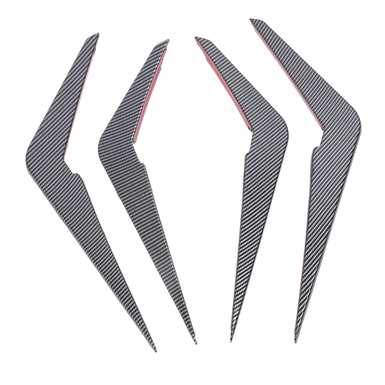 

4Pcs Front Bumper Side Vent Trim Cover Canard Fog Light Frame Canard Replacement for X5 G05 LCI M Sport 2023 and Later