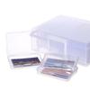 And Compartmentalized Card Storage Box with 18 Individual Interior Compartments.