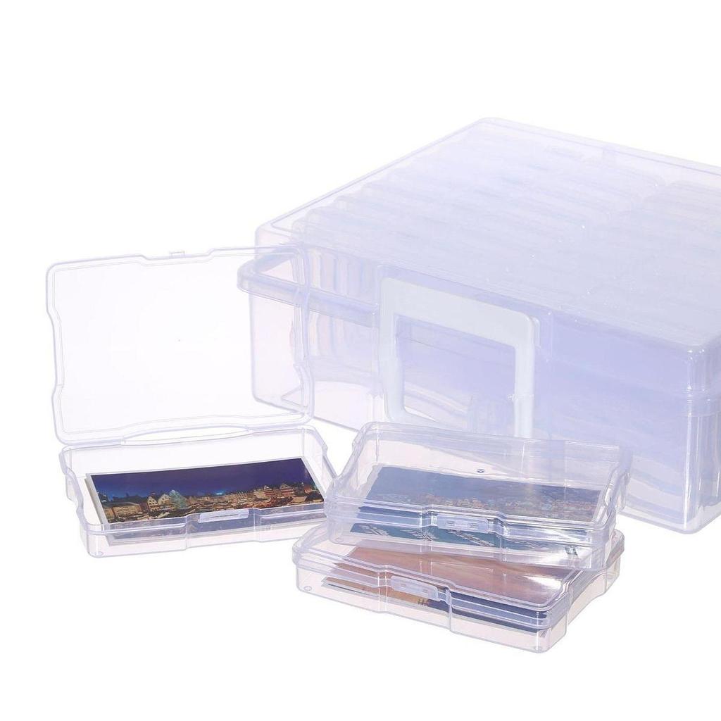And Compartmentalized Card Storage Box with 18 Individual Interior Compartments.