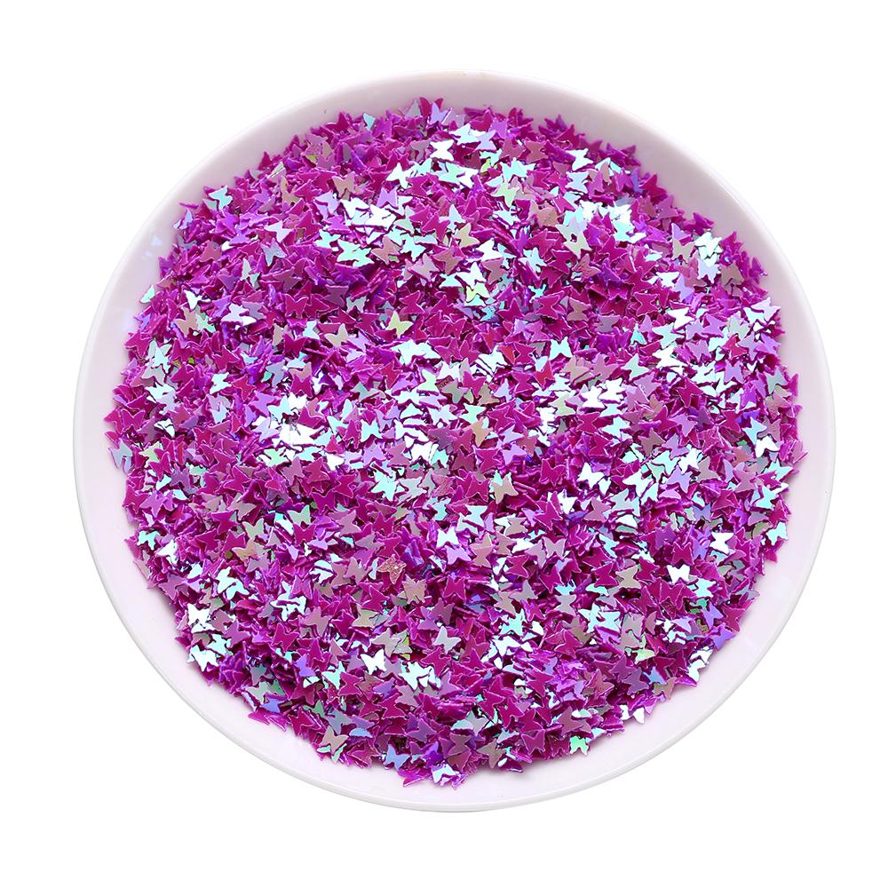 10g Butterfly Sequins Laser Glitter Sequin Epoxy Resin Paillettes Rabbit Heart Sequin for DIY Epoxy Resin Crafts Nail Art Decor