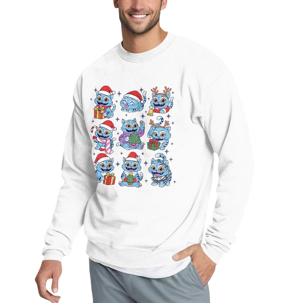 Men's Casual Sweatshirt With Fun Film-Themed Print