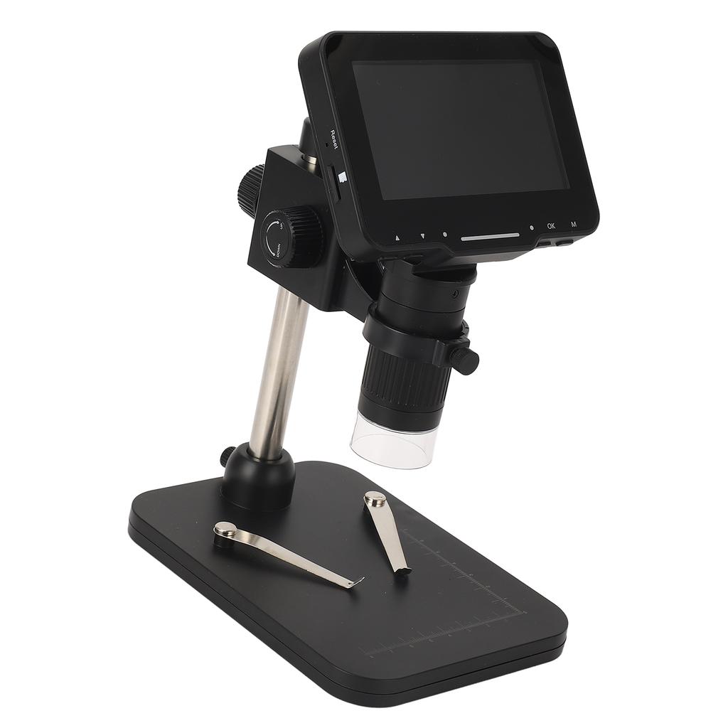 Digitalt mikroskop 4,3 tommers IPS-skjerm 16MP 1080P 1600X loddemikroskop med HD Multimedia