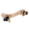 Violin Shoulder Rest Collapsible Height Adjustable Ergonomic Violin Shoulder Support for 1 2 Wood Grain