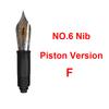 HongDian Dragon Nib EF/F Nib Piston/Ink Converter Fountain Pen Replacement Nib Spare Pen Office Practice For Hongdian N12/N7/N23