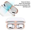 1 Piece of Metal Dust Sticker Protective Case, with Packaging, Compatible with Airpods Pro 2 1 Air Pods 4 Sticker for Earphones