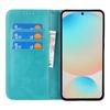 For Samsung Galaxy S25 FE Case PU Leather Calf Textured Magnetic Closing Smart Phone Cover