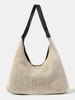 Korean Cross-border Woven Straw Tote: Large Capacity Beach & Shoulder Bag for Women