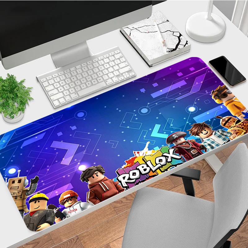 Roblox World Xl Gaming Mouse Pad Nonslip Rubber Base Stitched Edge Waterproof Desk Mat For Pc Laptop Gamer Office Computer Accessories C929344