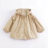 Mark Jenny Girls Pastoral Style Pure Cotton Coat Hooded