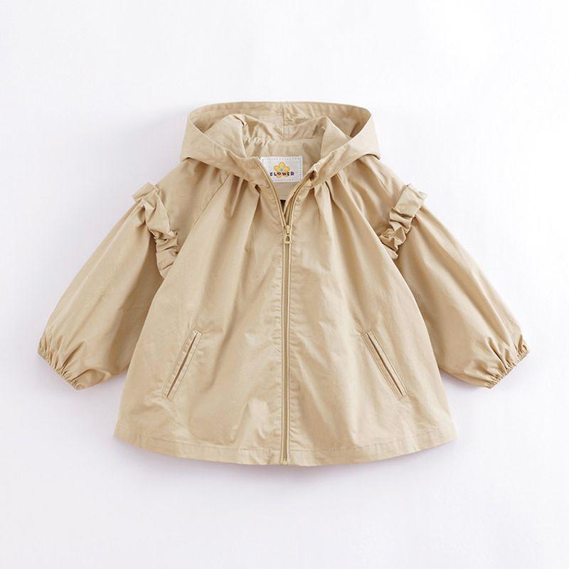 Mark Jenny Girls Pastoral Style Pure Cotton Coat Hooded