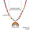 Rainbow Crystal Friendship Multi-Layer Necklace for Couples